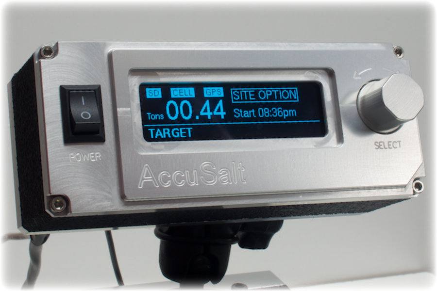 Salt Monitoring Controller to report salt usage on each site